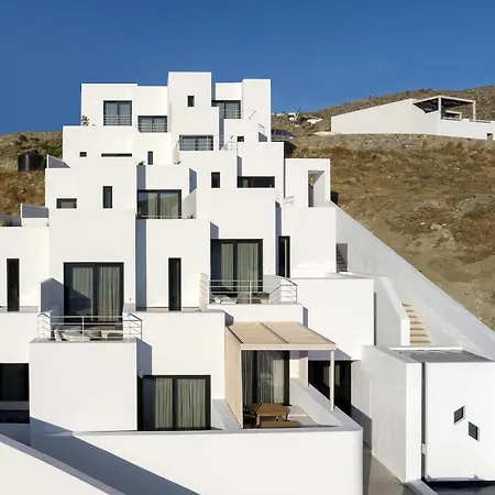 ホテル Cubic Mykonos Seafront Design オルノス