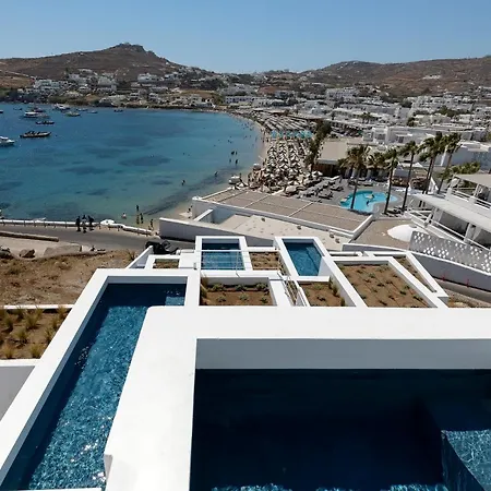 Szálloda Cubic Mykonos Seafront Design Ornósz