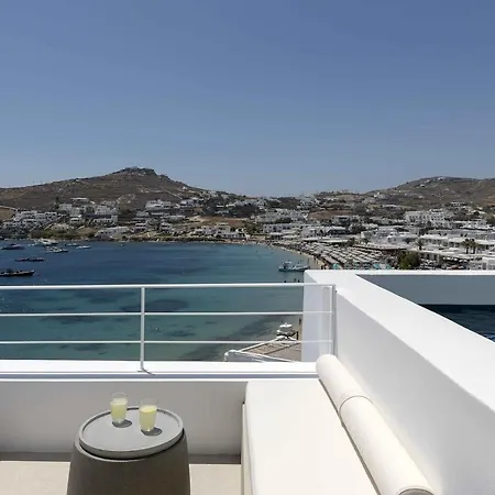 Szálloda Cubic Mykonos Seafront Design Ornósz