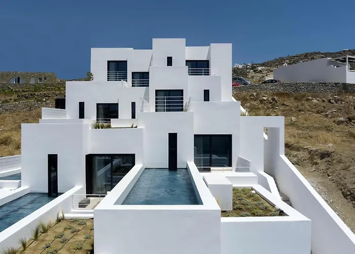 Hotell Cubic Mykonos Seafront Design Ornos (Mykonos)