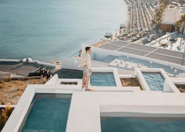 Hotell Cubic Mykonos Seafront Design *