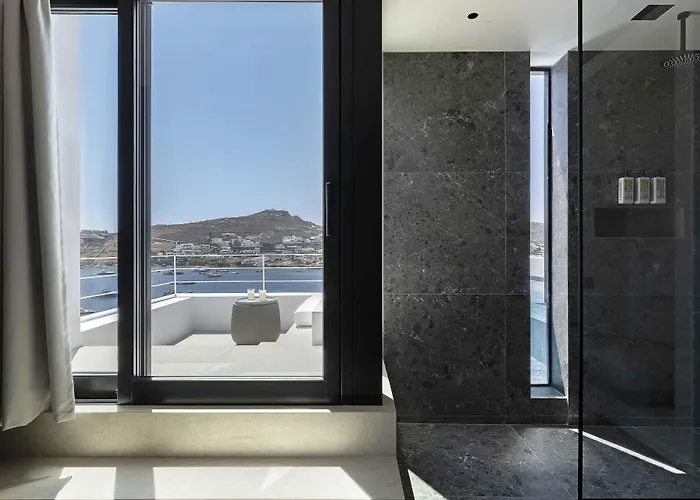 Hotell Cubic Mykonos Seafront Design